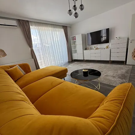 Modern Escape With Fireplace In Apartment